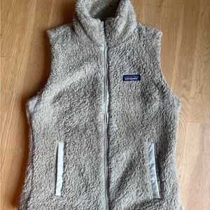 Patagonia Cream Sherpa Fleece Vest